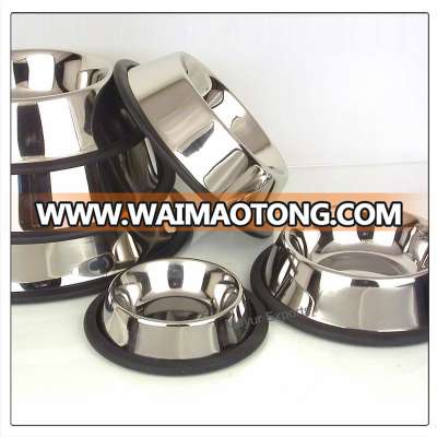 Stainless Steel Anti Skid Dog Bowl