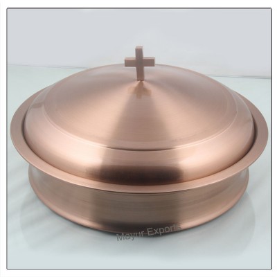 Stainless Steel Communion tray set with high quality copper finish