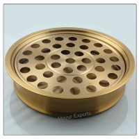 Stainless Steel Gold-Brass Finish Holy Communion Tray