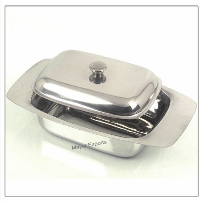 stainless steel butter dish