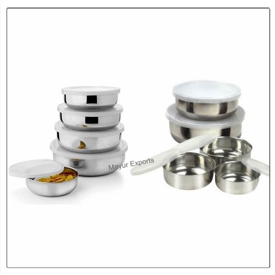 Stainless Steel Bowl with plastic lid