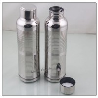 Stainless Steel Water Bottle - Silver touch with Ring bottom