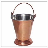 Hammered Copper Serving Bucket