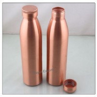 Copper Water Bottle - Plain Matte Finish