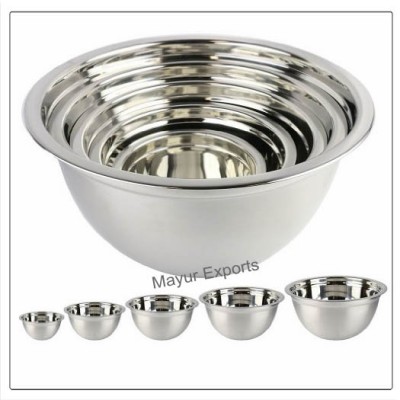 Stainless Steel Mixing Bowl - Deep