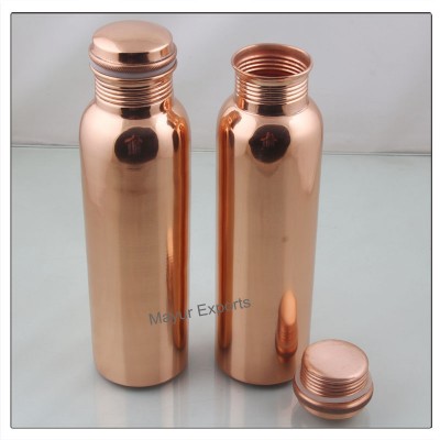 Copper Water Bottle - Plain